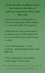 The search for a drug for Myalgic Encephalomyelitis. Sharing some research. Medicines that could help? chronic fatigue syndrome