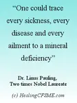 Minerals for alternative healing are more effective when the supplements are plant derived. I take and recommend these minerals for CFS. Easily absorbed by the body and no added ingredients.